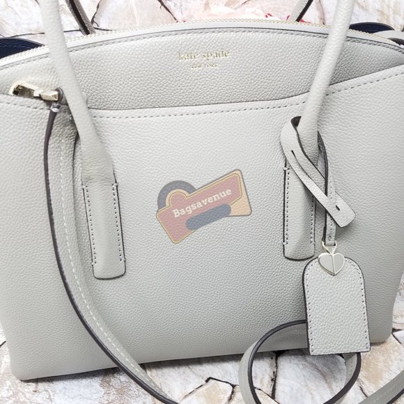 True Taupe Margaux Large Satchel Kate Spade - Picture 6 of 12